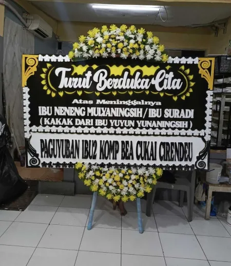 Papan Bunga Duka San Antonio Pik 2